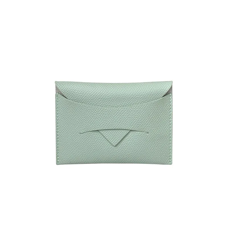 Cute Women Black Vegan Leather Slim Card Holder Card Wallets Slim Change Wallet Credit Card Holder For Women