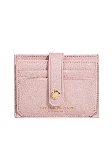 Cute Women Blue Vegan Leather Small Card Holder Card Wallet Slim Card Holder Credit Card Holder For Women