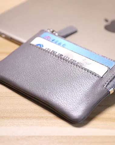 Cute Women Coffee Leather Mini Card Wallet Coin Wallets Slim Change Wallets For Women