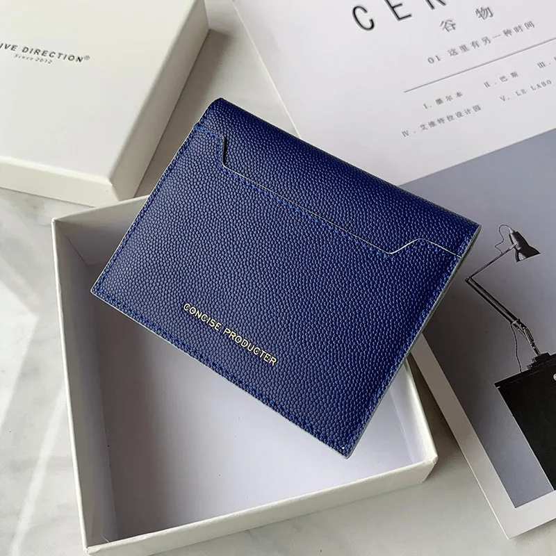 Cute Women Dark Coffee Leather Card Holders Slim Card Wallet Card Holder Wallet For Women