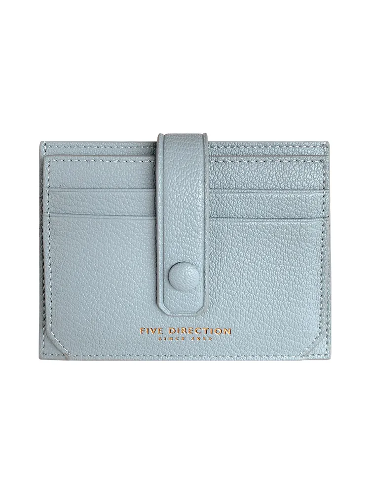 Cute Women Gray Vegan Leather Small Card Holder Card Wallets Slim Card Holders Credit Card Holder For Women
