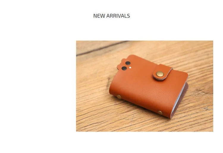 Cute Women Leather Card Holder Credit Card Wallet Bear Multi Card Wallet For Women