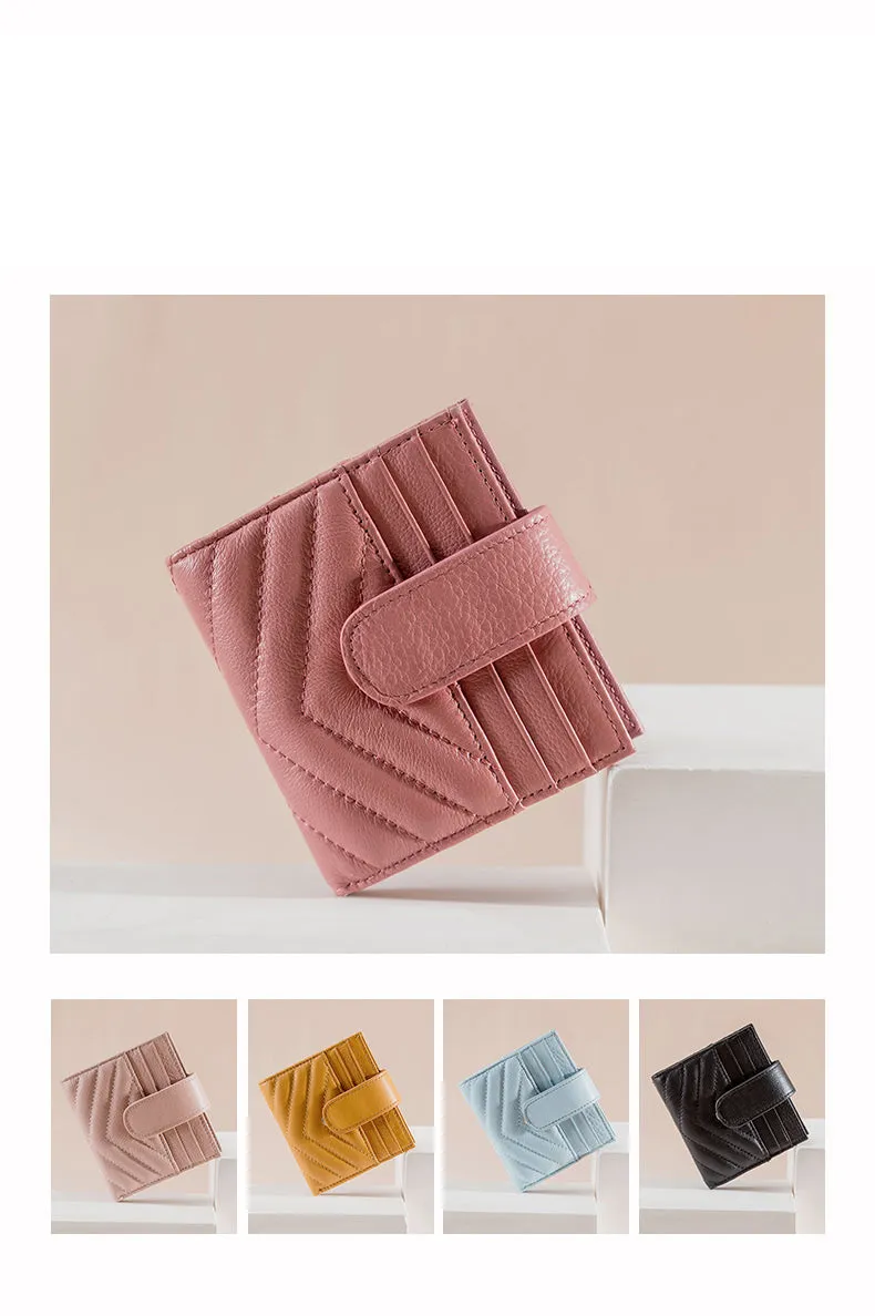 Cute Women Leather Card Holder Small Card Wallet Card Holder Small Wallet Credit Card Holder For Women