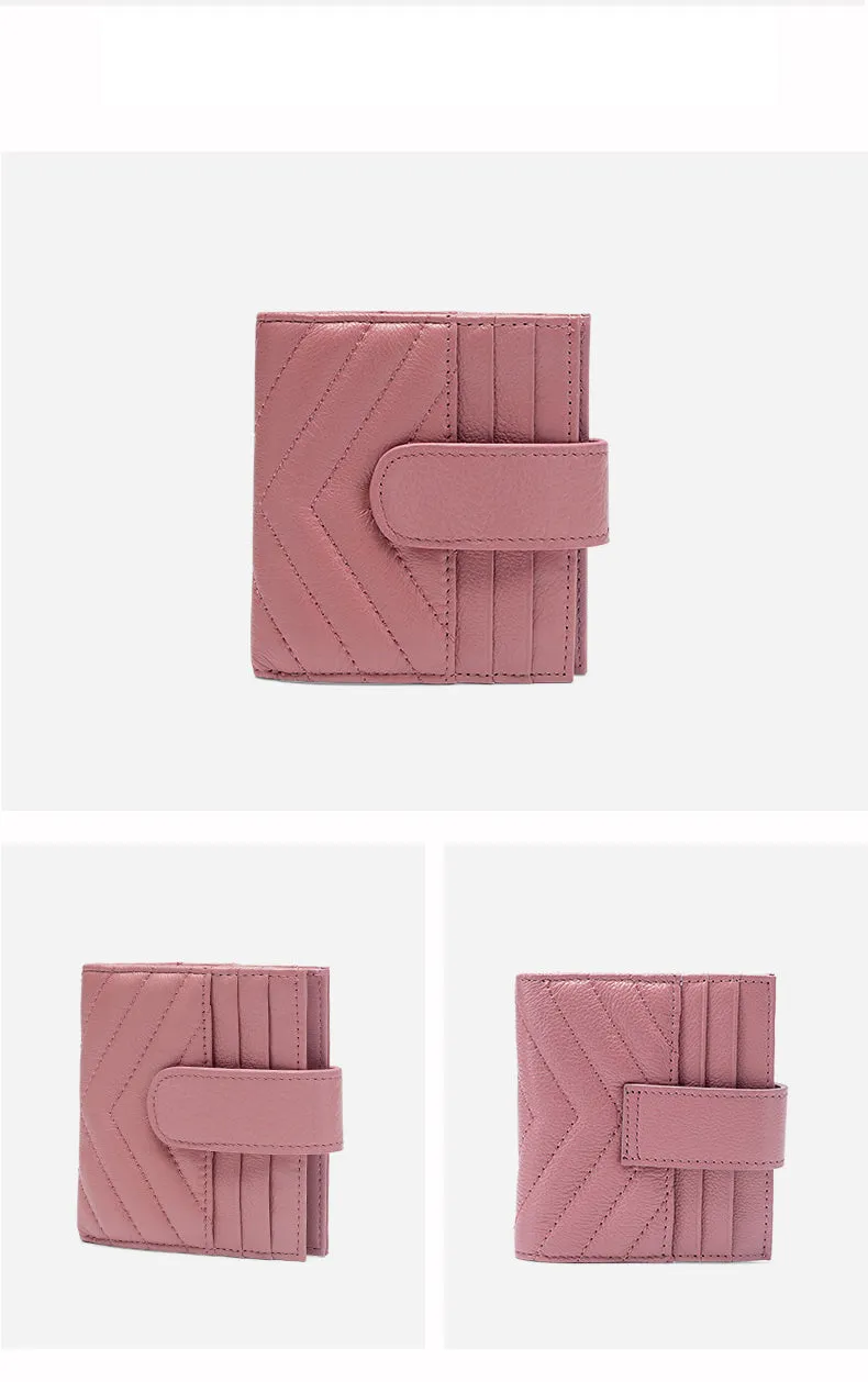 Cute Women Leather Card Holder Small Card Wallet Card Holder Small Wallet Credit Card Holder For Women