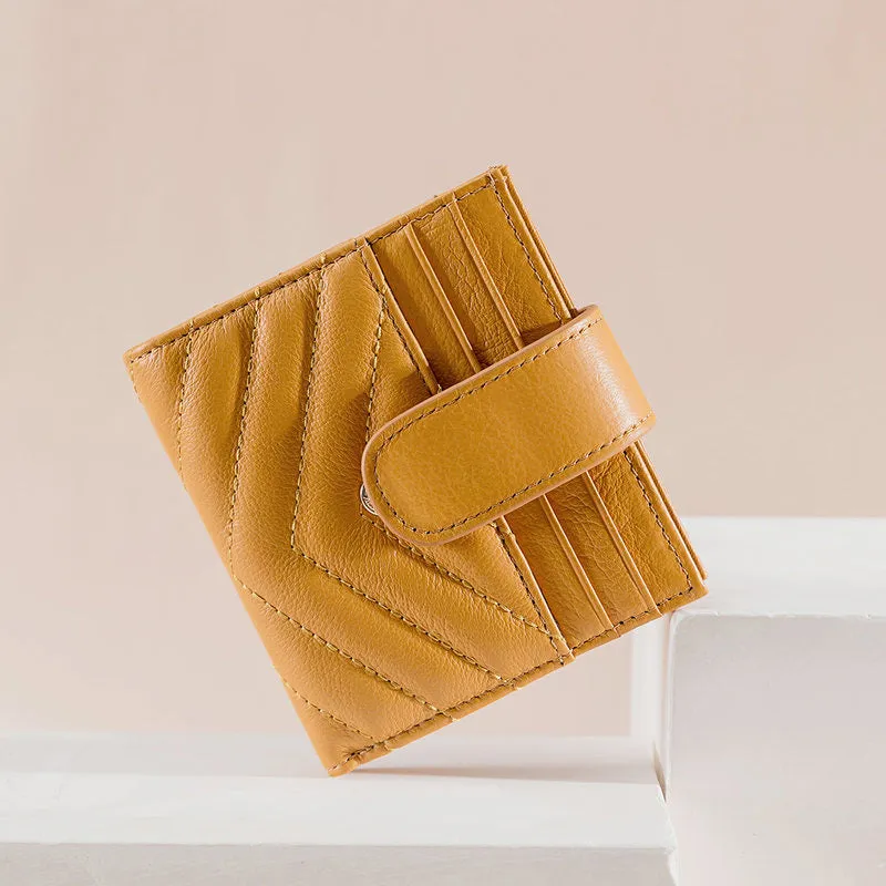 Cute Women Light Pink Leather Card Holder Small Card Wallet Card Holder Small Wallet Credit Card Holder For Women