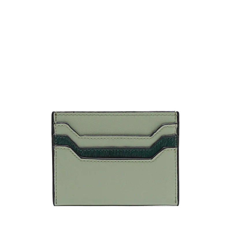 Cute Women Pink Leather Card Holder Contrast Color Card Wallet Card Holder Credit Card Holder For Women