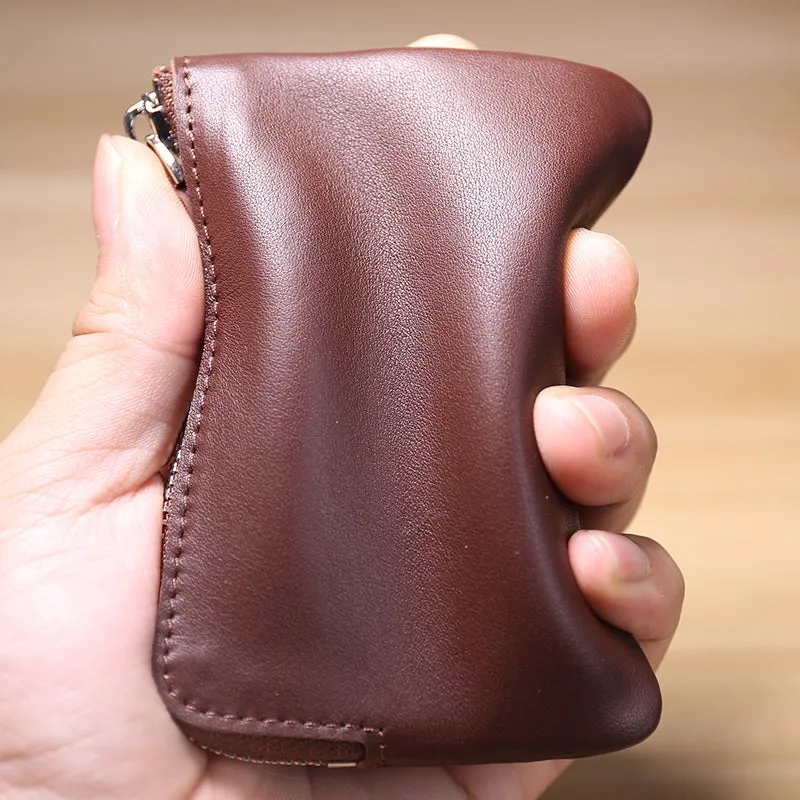Cute Women Pink Leather Mini Card Wallet Coin Wallets Slim Change Wallets For Women
