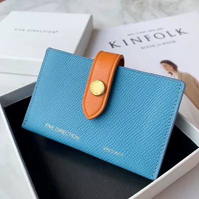 Cute Women Pink Small Leather Card Holders Slim Card Wallet Green Credit Card Holder For Women