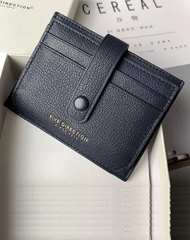 Cute Women Red Sheepskin Card Holder Slim Card Wallet Red Card Holder Credit Card Holder For Women