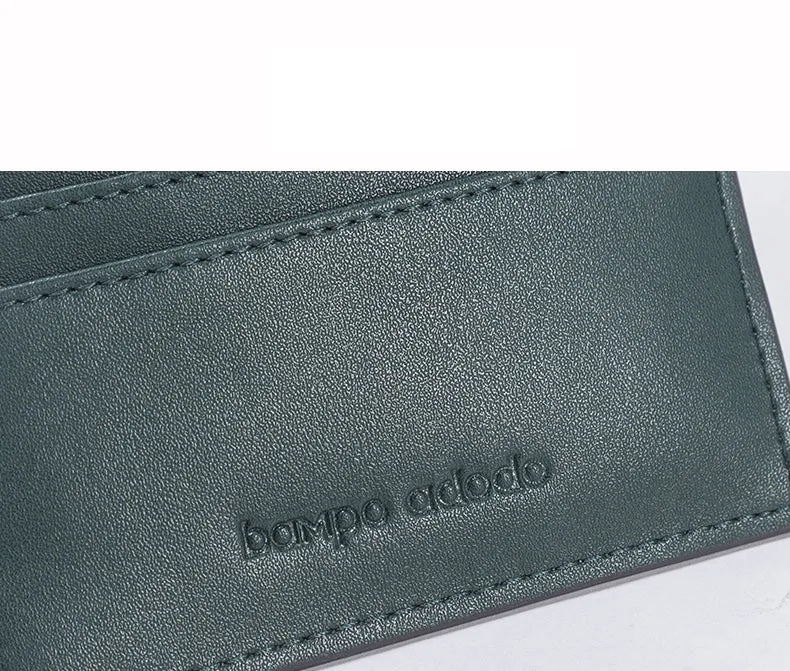 Cutest Women Green Leather Card Holder Polar Bear Card Wallet Card Holder Polar Bear Credit Card Holder For Women