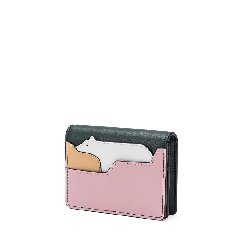 Cutest Women Leather Card Holder Polar Bear Card Wallet Card Holder Credit Card Holder For Women