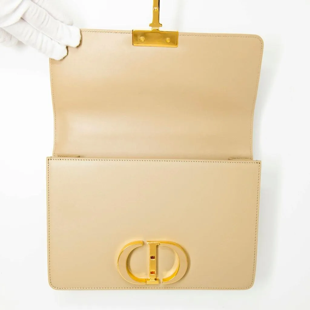 Dior Beige Small Montaigne 30 Box Bag
