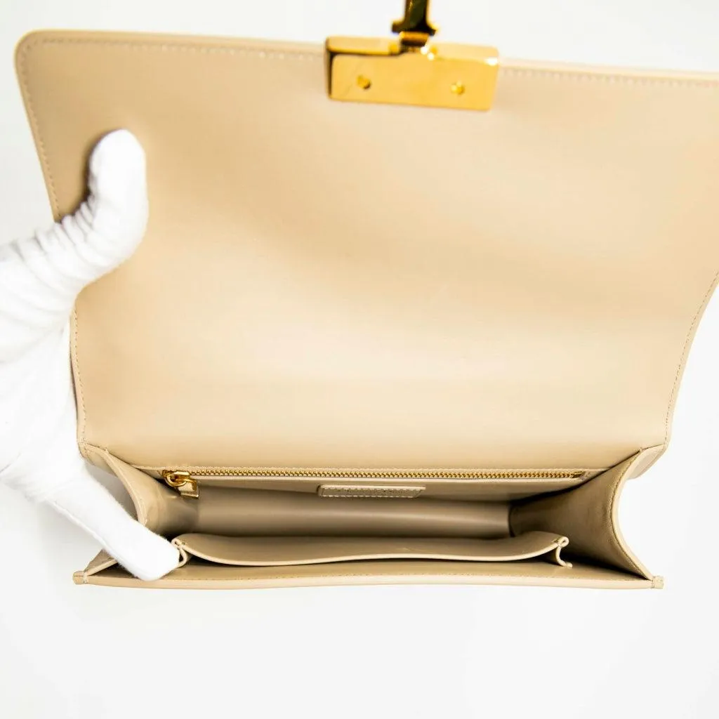 Dior Beige Small Montaigne 30 Box Bag