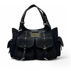 Dior Black Diorissimo Street Chic Hobo