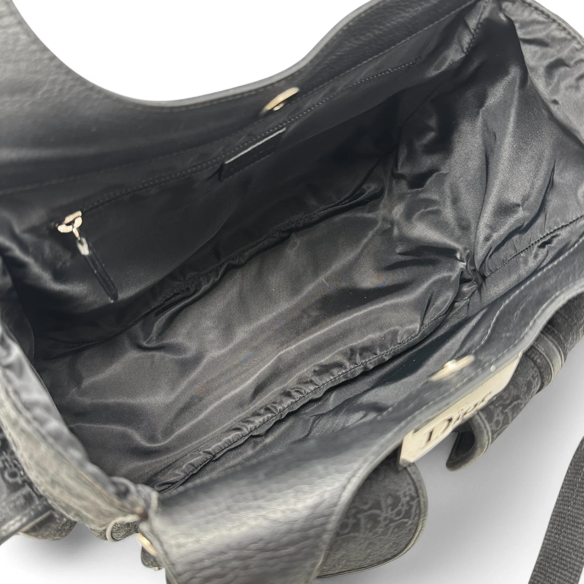 Dior Black Diorissimo Street Chic Hobo