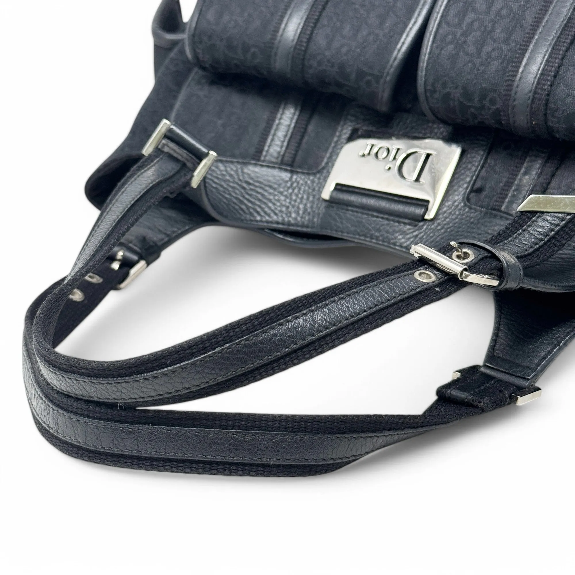 Dior Black Diorissimo Street Chic Hobo