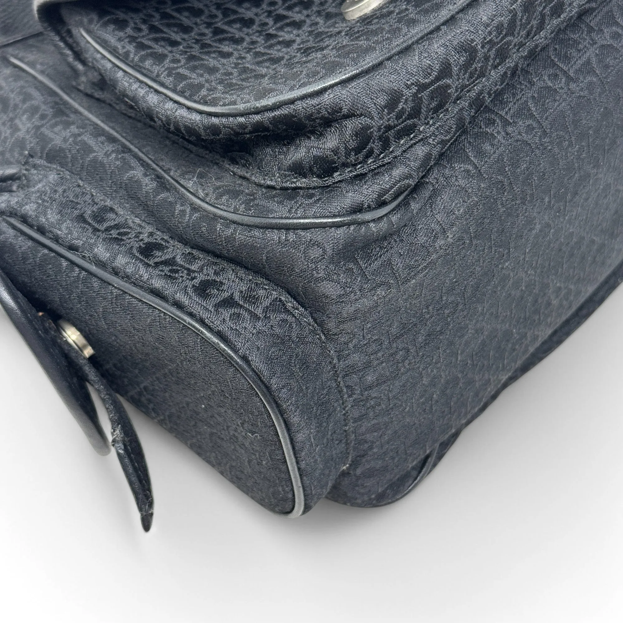 Dior Black Diorissimo Street Chic Hobo