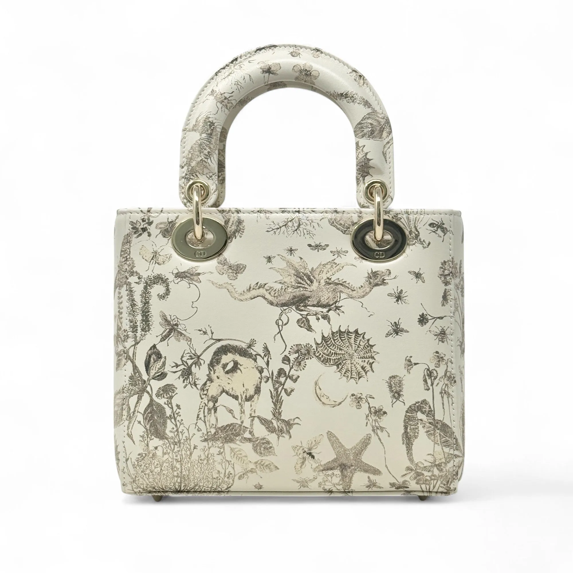 Dior Latte Small Cabinet de Curiosit??s Lady Dior Bag