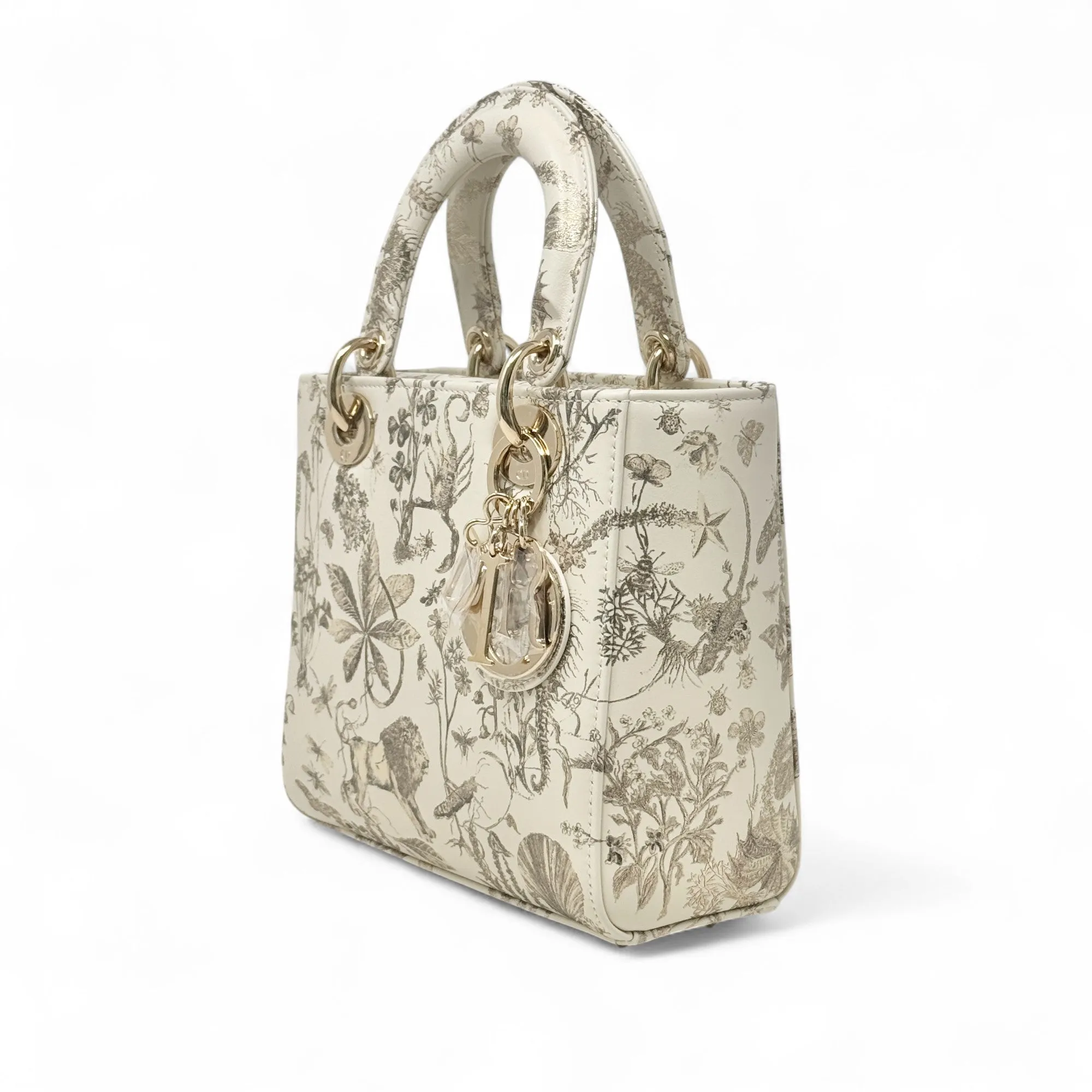 Dior Latte Small Cabinet de Curiosit??s Lady Dior Bag