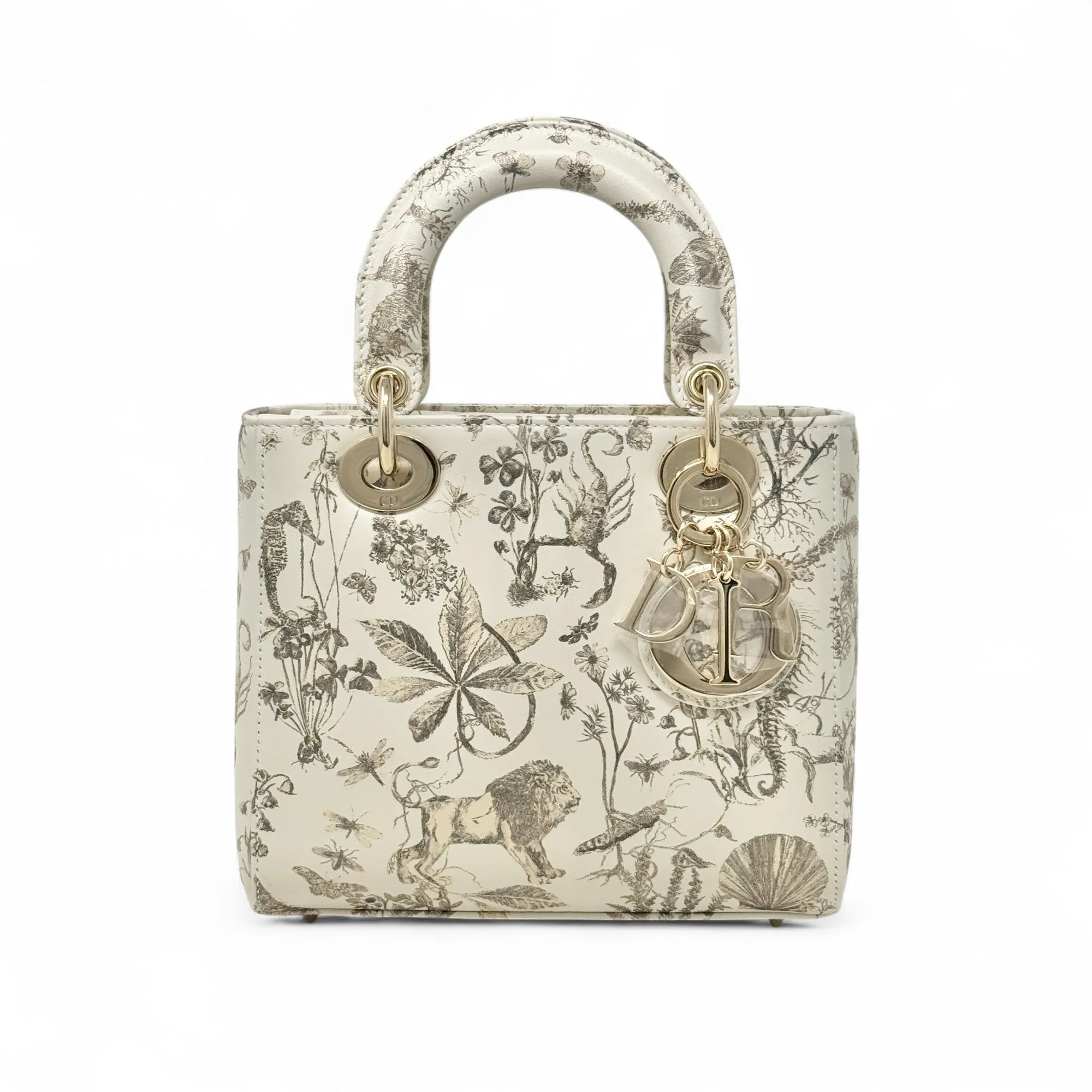 Dior Latte Small Cabinet de Curiosit??s Lady Dior Bag