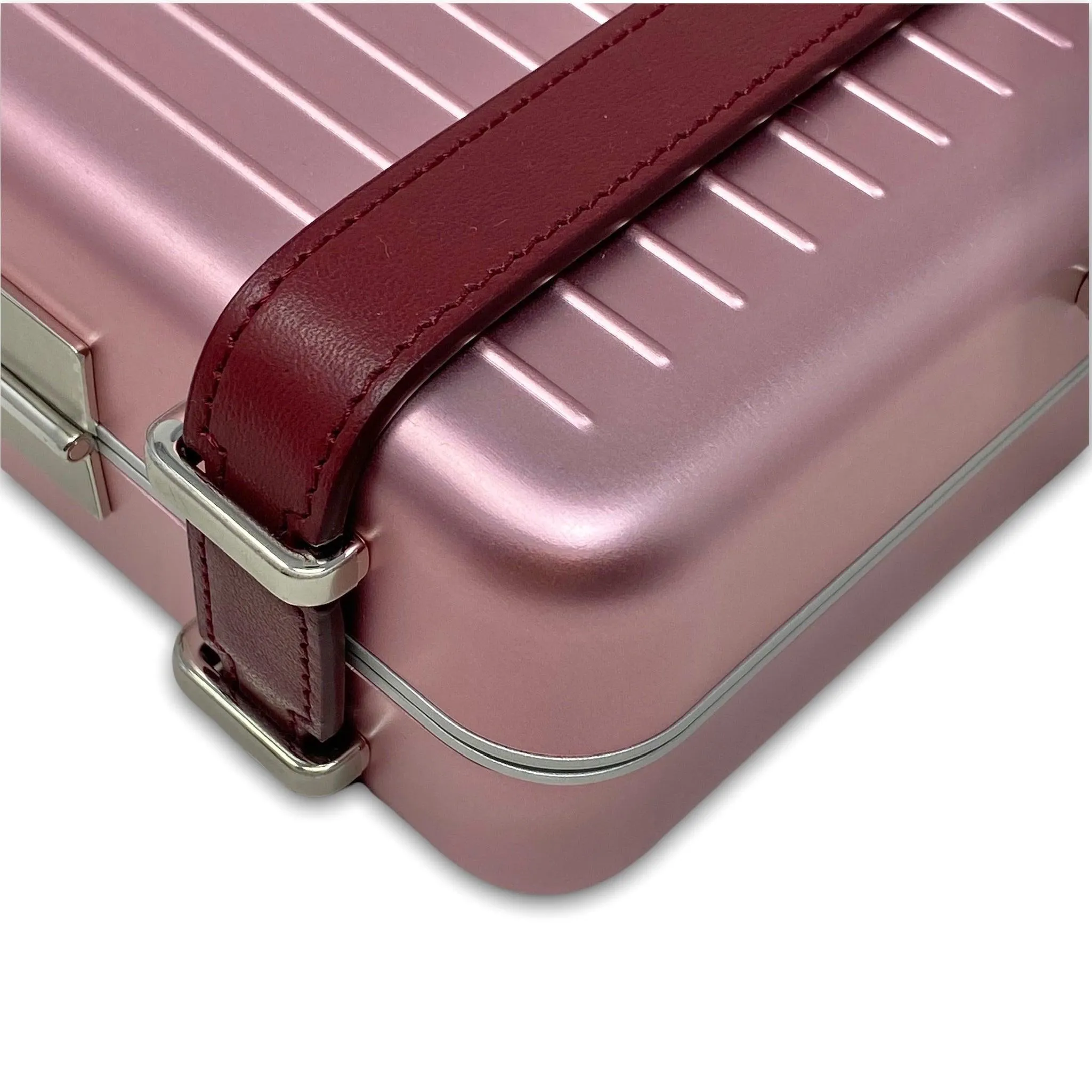 Dior x Rimowa Rose Aluminum Personal Clutch