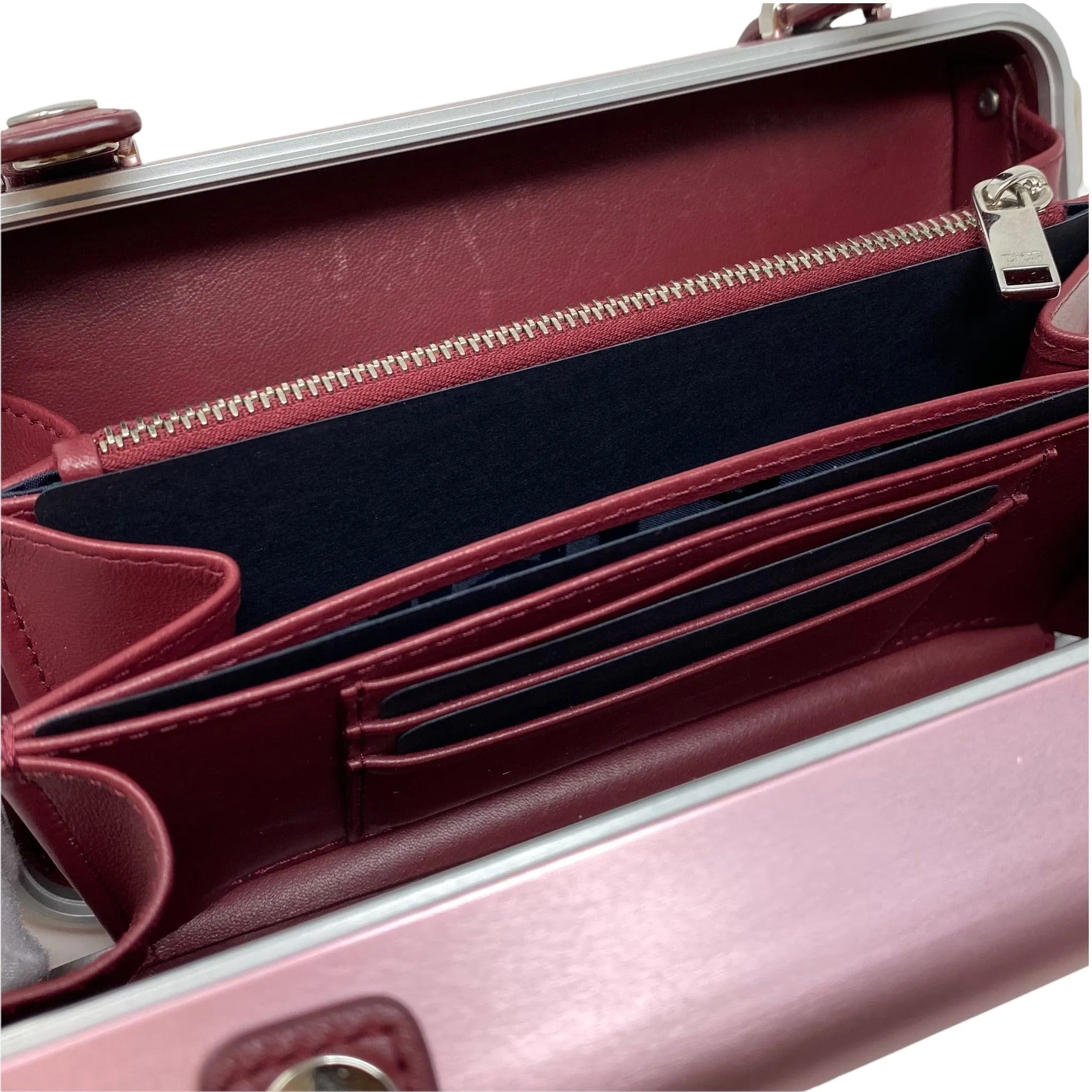 Dior x Rimowa Rose Aluminum Personal Clutch