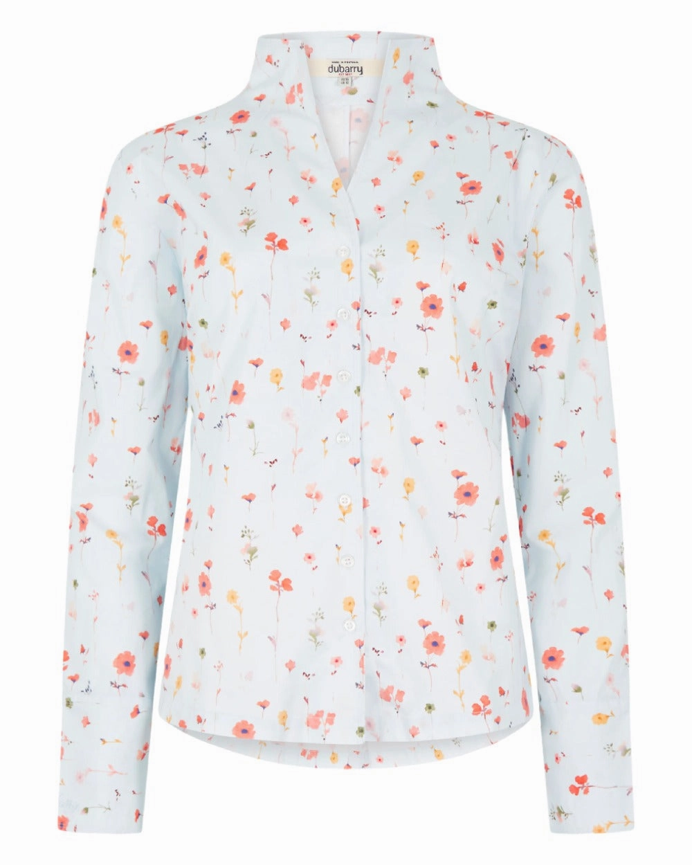 Dubarry Womens Fuchsia Printed Long Sleeve Shirt