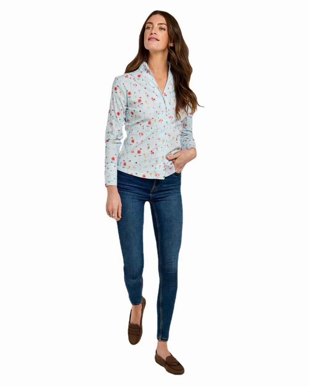 Dubarry Womens Fuchsia Printed Long Sleeve Shirt