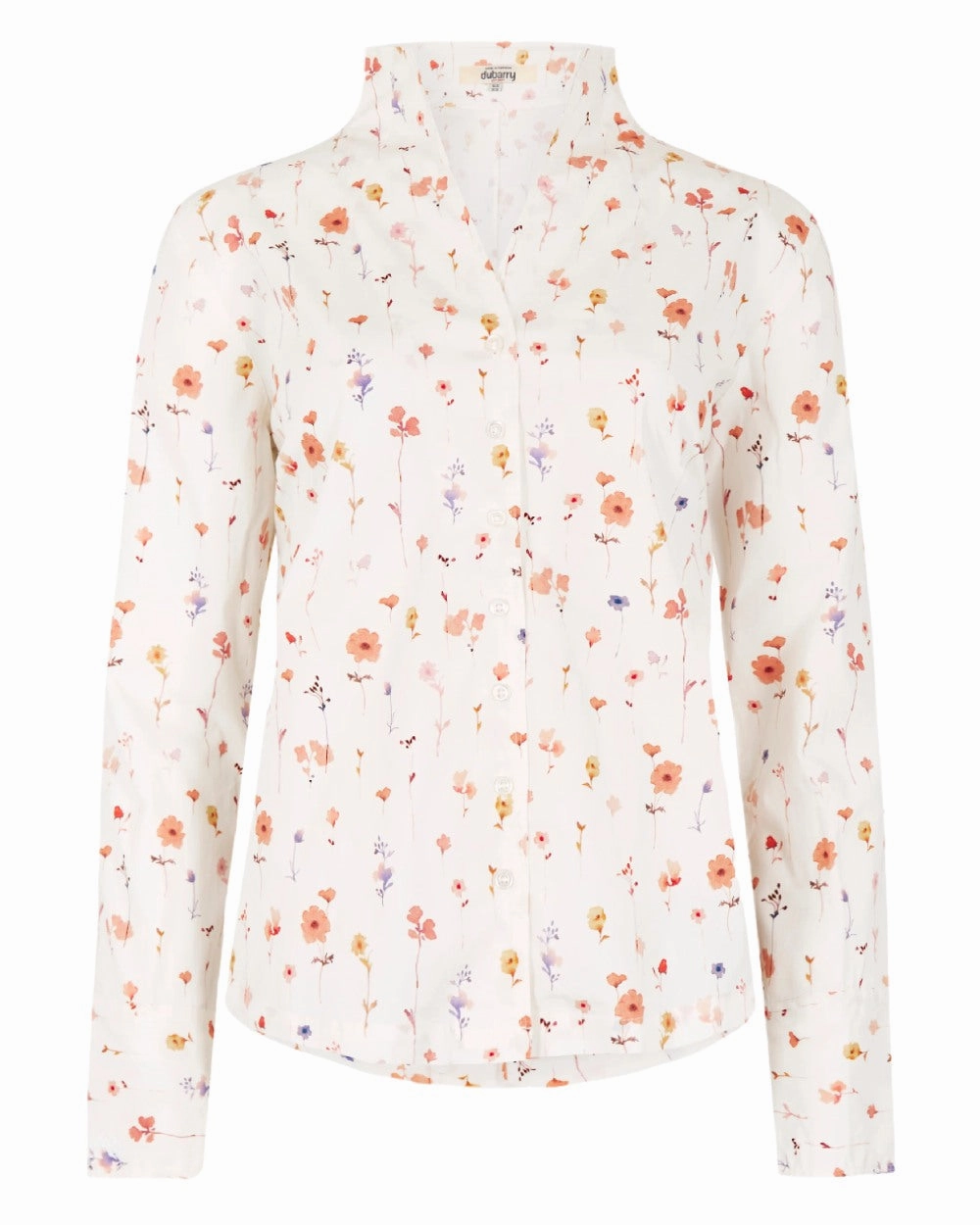 Dubarry Womens Fuchsia Printed Long Sleeve Shirt