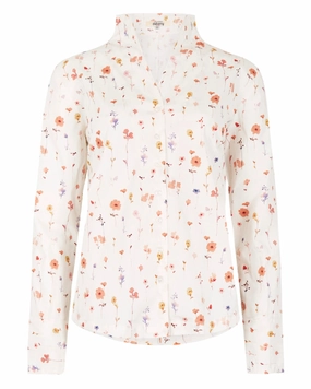 Dubarry Womens Fuchsia Printed Long Sleeve Shirt