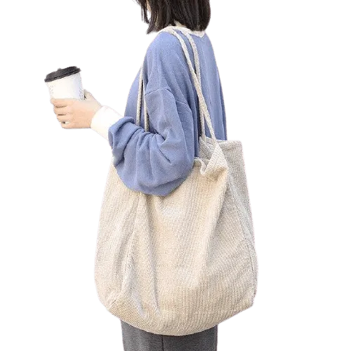 Fashion Corduroy Shoulder Bag