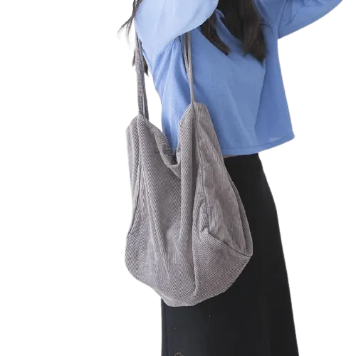 Fashion Corduroy Shoulder Bag
