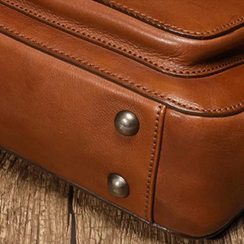 Fashion Womens Black Leather Satchel Handbag Small Brown Satchel Bag Crossbody Bags for Ladies