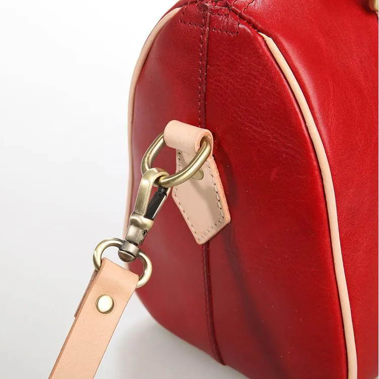 Fashion Womens Tan Leather Small Boston Handbag Best Tan Leather Boston Purse Side Bag