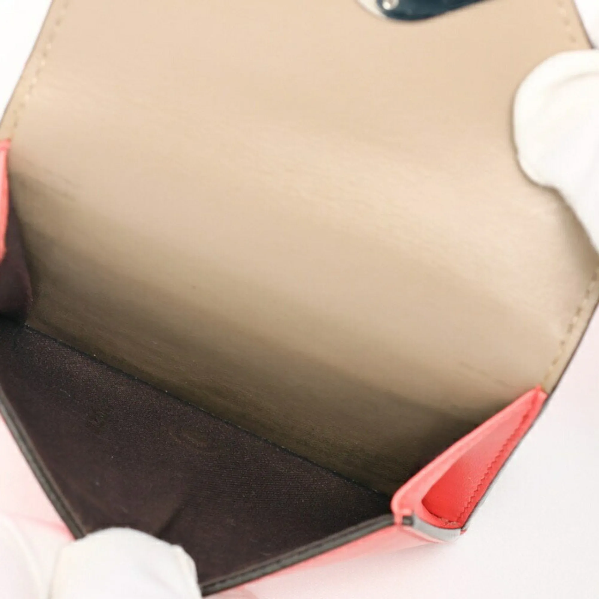 Fendi ish pink Leather Wallet (Tri-Fold) (Pre-Owned)