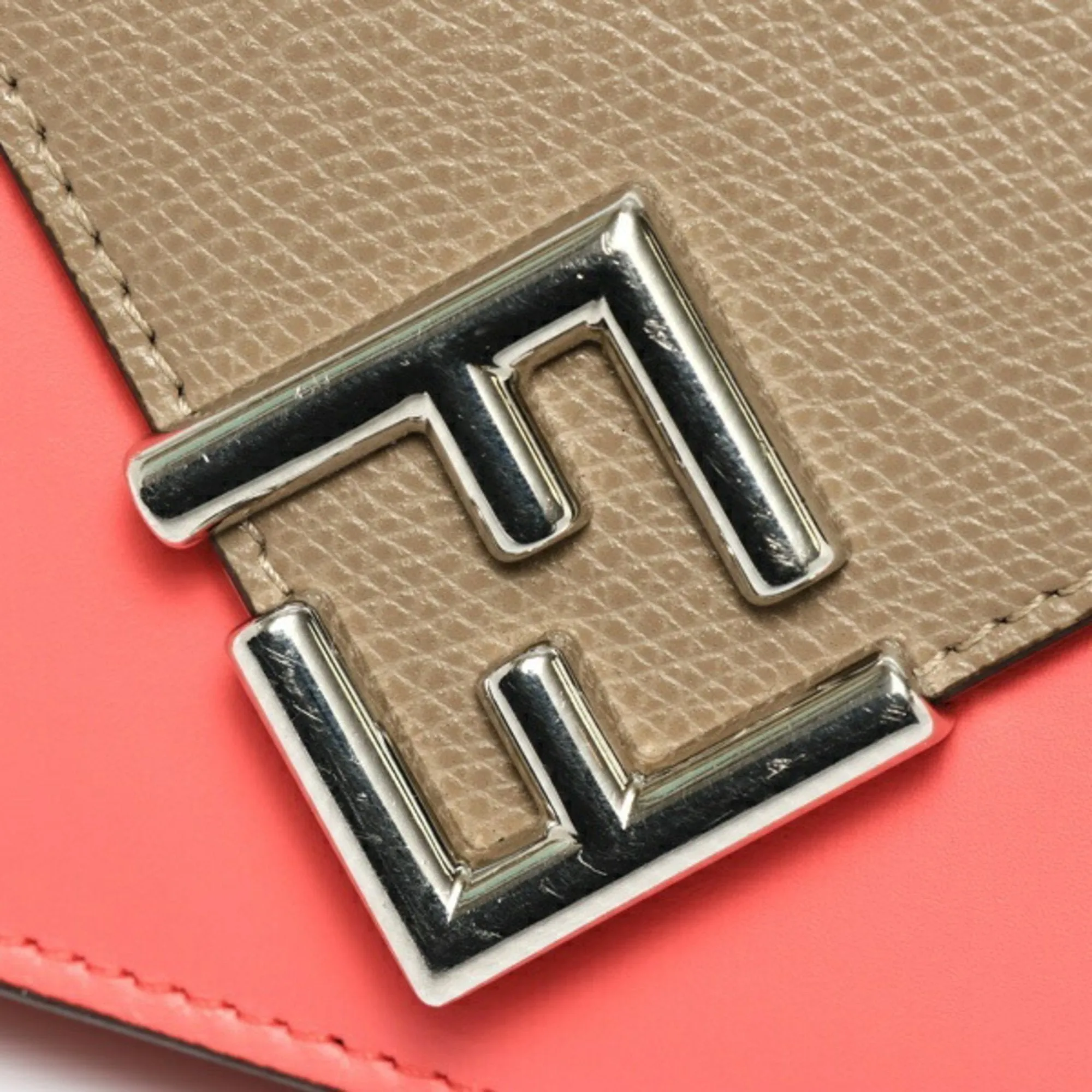 Fendi ish pink Leather Wallet (Tri-Fold) (Pre-Owned)