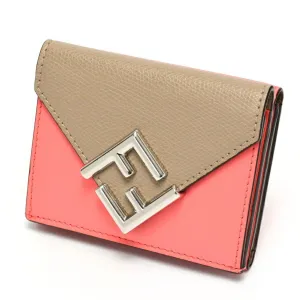Fendi ish pink Leather Wallet (Tri-Fold) (Pre-Owned)