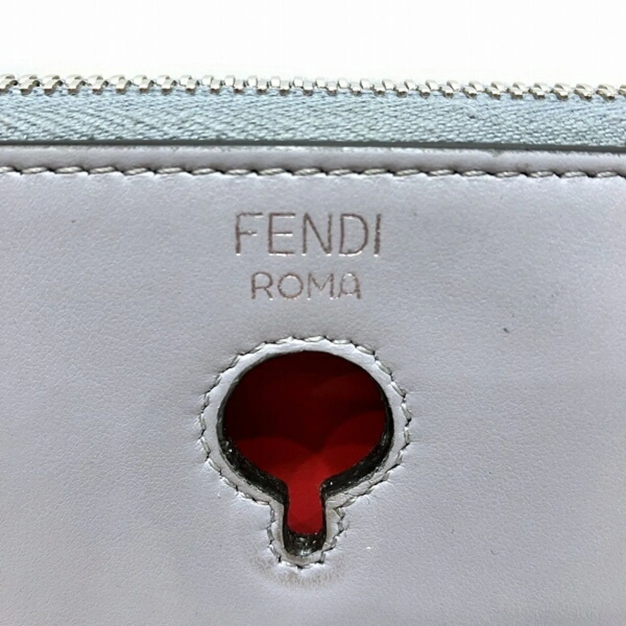 Fendi Leather Long Wallet (Bi-Fold) (Pre-Owned)