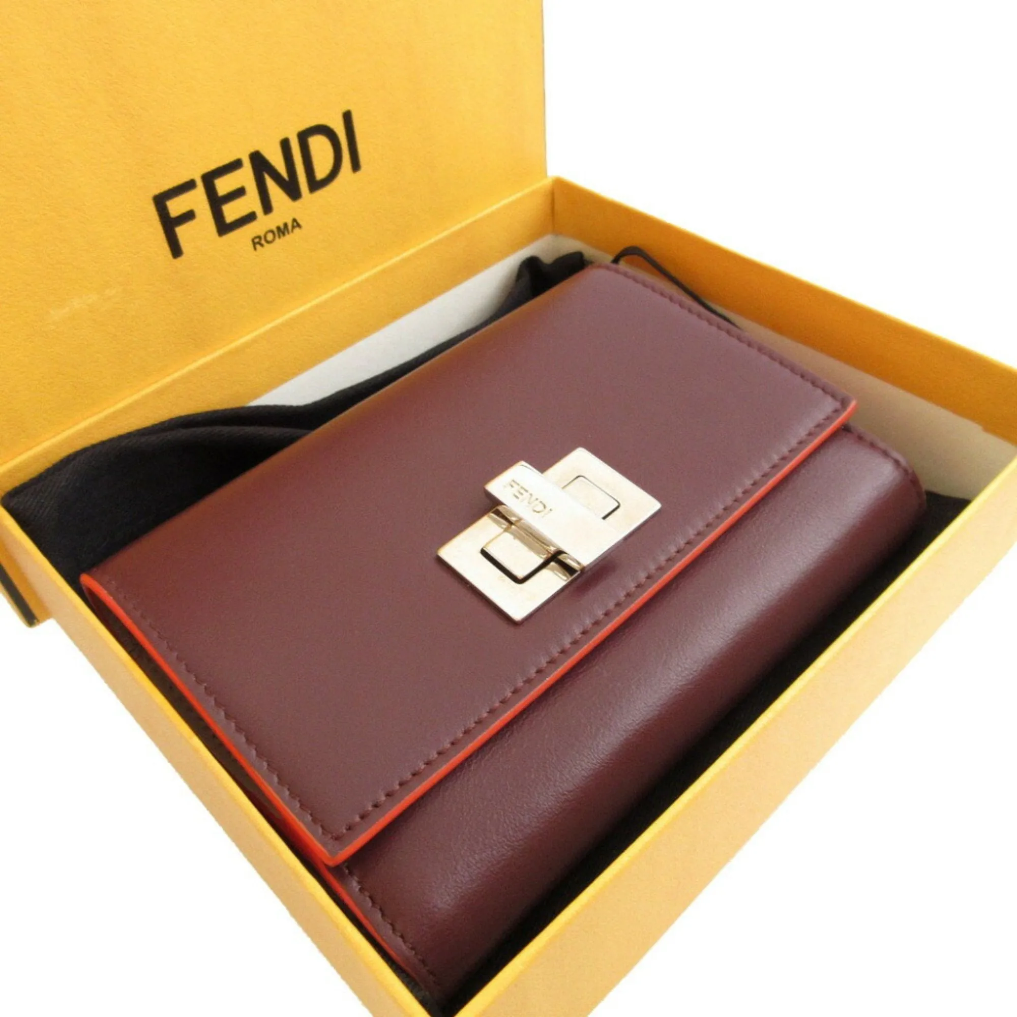Fendi Leather Wallet (Bi-Fold) (Pre-Owned)