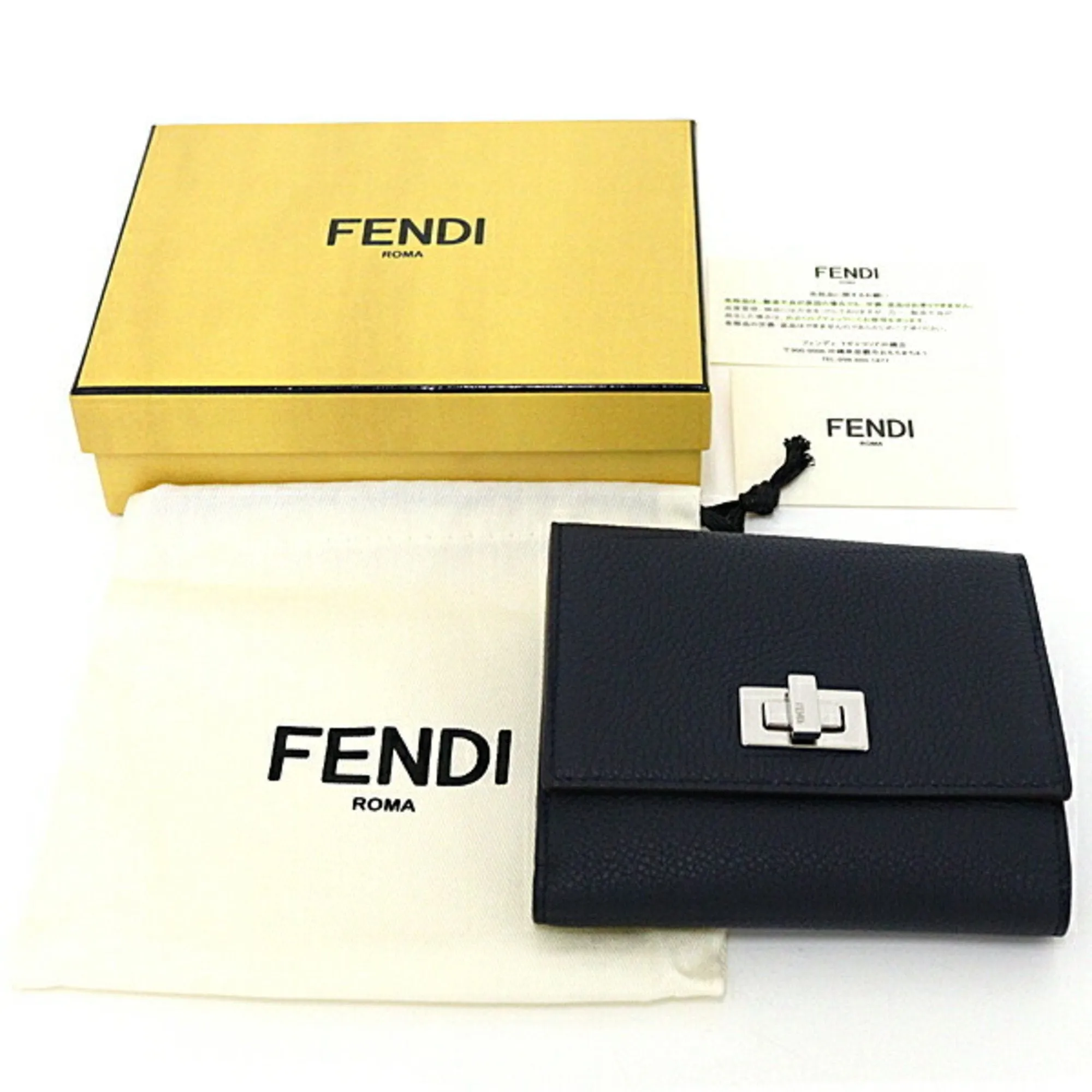 Fendi Leather Wallet (Bi-Fold) (Pre-Owned)