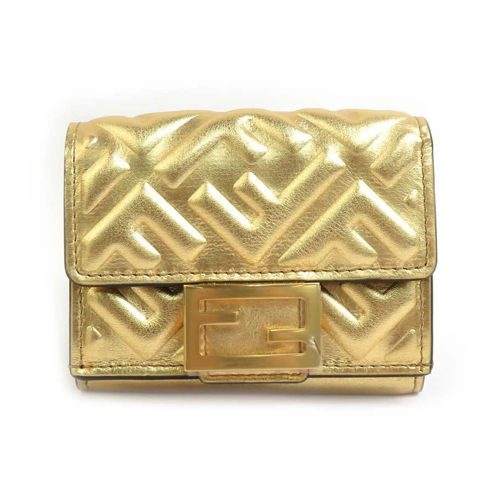 Fendi Leather Wallet (Tri-Fold) (Pre-Owned)