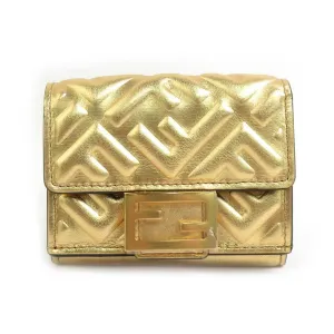 Fendi Leather Wallet (Tri-Fold) (Pre-Owned)
