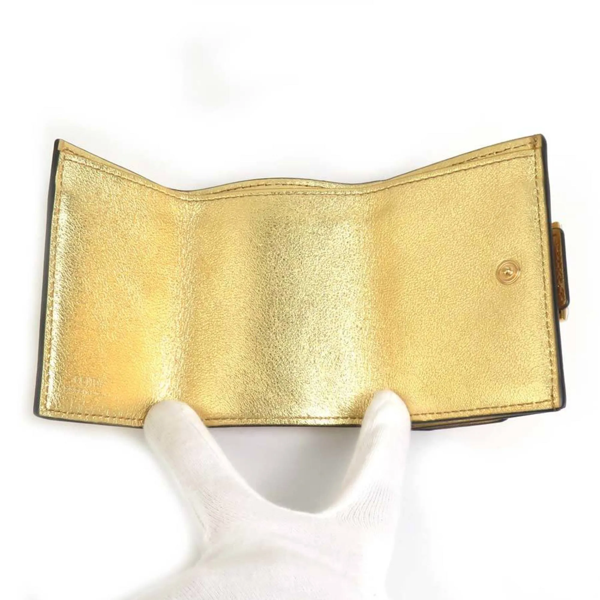 Fendi Leather Wallet (Tri-Fold) (Pre-Owned)