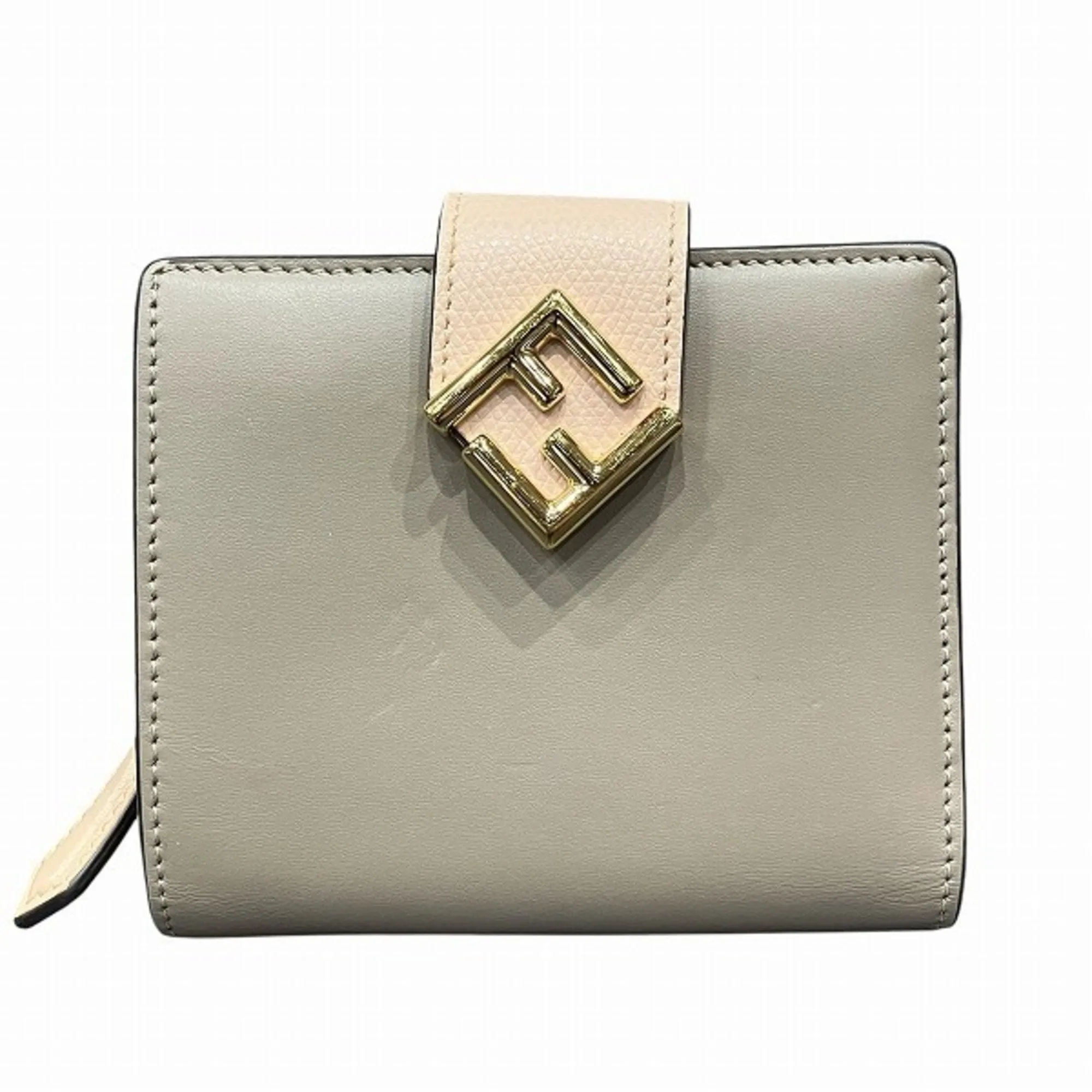 Fendi  pink Leather Wallet (Bi-Fold) (Pre-Owned)