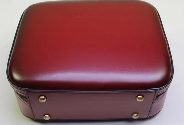 Genuine Leather cube handbag shoulder bag for women leather crossbody bag