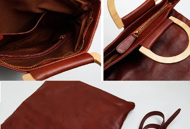 Genuine Leather Cute Handbag Clutch Shoulder Bag Women Leather Purse