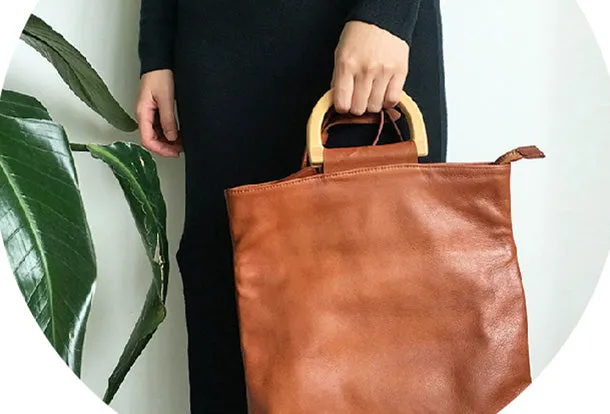 Genuine Leather Cute Handbag Clutch Shoulder Bag Women Leather Purse