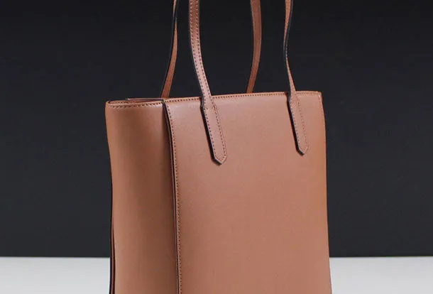 Genuine Leather handbag shoulder bag large tote for women leather shopper bag