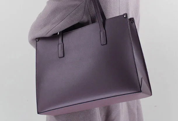 Genuine Leather handbag shoulder bag large tote for women leather shopper bag