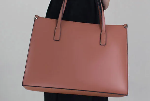Genuine Leather handbag shoulder bag large tote for women leather shopper bag